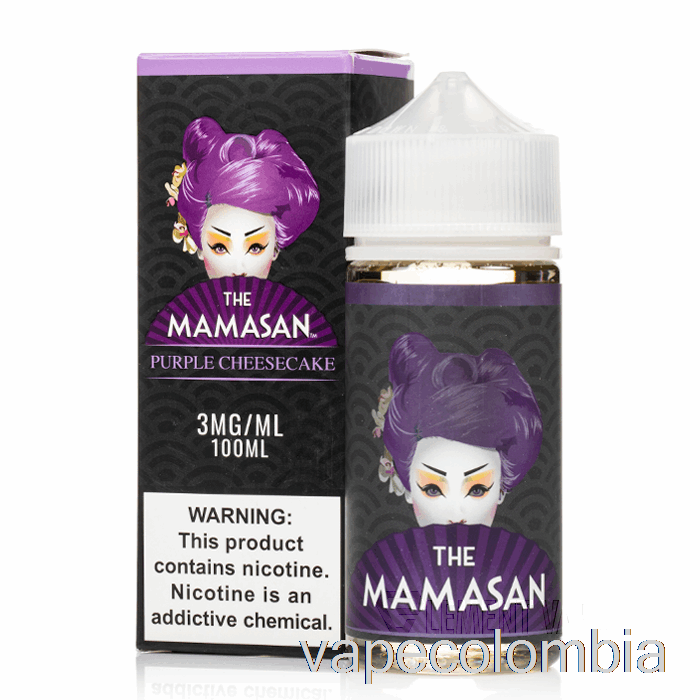 Vape Recargable Cheesecake Morado - The Mamasan - 100ml 0mg